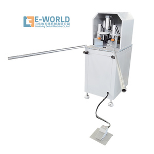 3-Cutter Stainless Steel Motor-Driven UPVC Corner <b>Clean</b> Machine with 1100W Power for Easy Operation in <b>Window</b> Frame Fabrication - Product Image 1