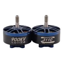 Moteur sans balais à aimant permanent HAOHENG 3110 900-1250KV, étanche IP54, arbre en acier, configuration 12N14P, axe de sortie 15,5 mm