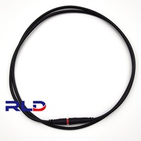 Connecteur étanche M8 3 broches pour accélérateur de vélo électrique, accélérateur complet, accélérateur demi-tour, poignée d'accélérateur de vélo électrique, étanche/SM C