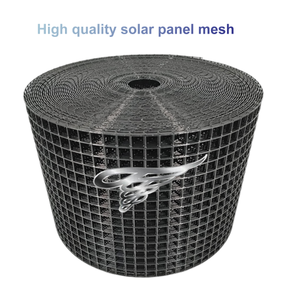 8 "x100ft, 1,0mm Solarpanel-<span class=keywords><strong>Mesh</strong></span>-Bildschirm für vogel feste Solarmodule, Solar panel Bird Guard und schwarzer PVC-beschichteter verzinkter Stahl - Product Image 3
