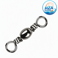 Kait Putar Baja Karbon Tegangan Tinggi 12mm-44mm Beban Kerja 10kg-70kg Penghubung Tali Pancing Air Asin ODM