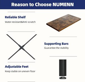 Étagère à 5 niveaux à triple <span class=keywords><strong>colonne</strong></span>, bibliothèque avec 14 étagères d'affichage ouvertes, étagères à livres réglables de style industriel rustique - Product Image 4