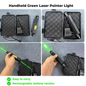 Lampe torche <span class=keywords><strong>laser</strong></span> verte pour oiseaux, rechargeable, contrôlée par DMX512, IP33, en alliage d'aluminium, pour usage en entrepôt - Product Image 6