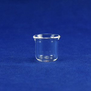 Crucible en quartz fondu naturel haute pureté HaiChuan avec rebord évasé, résistant à la chaleur, transparent, pour analyse chimique en laboratoire - Product Image 2