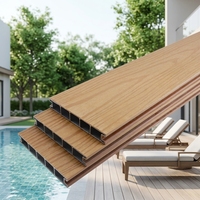 Planches de terrasse extérieures modernes, imperméables, anti-corrosion, en aluminium extrudé, anti-âge, pour jardin et parc