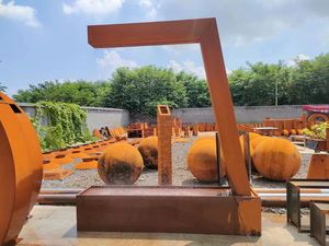 <b>Garden</b> Fountains <b>Waterfall</b> Statues Corten Steel Outdoor Park Urban Landscape Decoration - Product Image 3