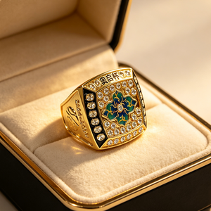 Anillo de <span class=keywords><strong>Campeonato</strong></span> Personalizado Universal, Anillo Conmemorativo de Competición de Baloncesto, Fútbol, Fútbol Americano, con Esmalte y Cristal, Regalo de <span class=keywords><strong>Campeonato</strong></span> - Product Image 5