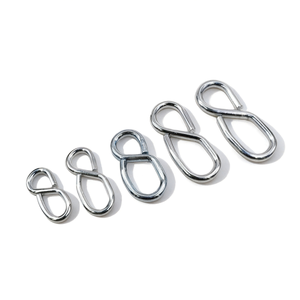 Crochet en forme de 8 pour l'ajustement de la corde de balançoire extérieure et accessoires de connecteurs de sécurité pour quincaillerie de sangle - Product Image 2