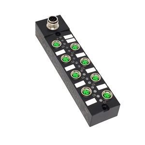 Boîtier de terminaison bibo SVLEC 10 ports avec connecteur à bornes à vis M12 pour capteurs/actuateurs - Product Image 2