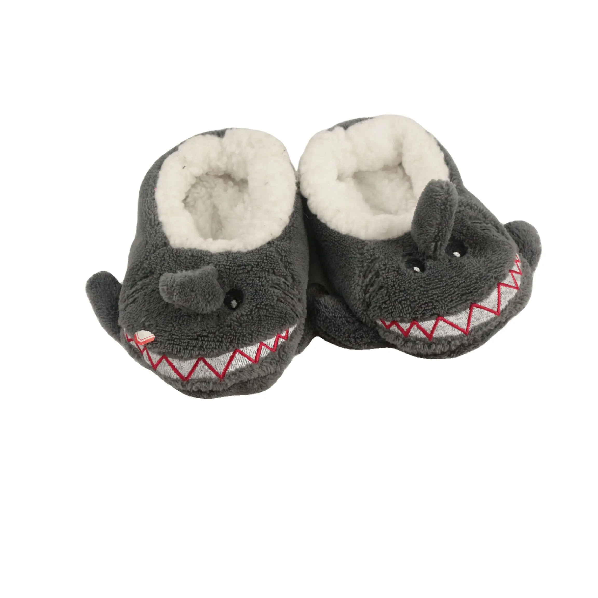 Hot Selling Wholesale Cute Kid Slippers Kid's Animal Shark Slipper Socks Boy Girl Warm Anti-skid Indoor Bedroom Slippers