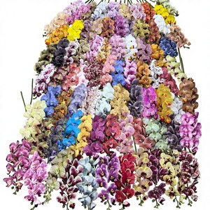9-head Phalaenopsis 3D stampato fiore artificiale 70 colori per la casa di nozze decorazione floreale all'aperto - Product Image 6