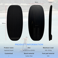 Planche de SUP en carbone 83CM légère pour hydrofoil, surf, wing foil, jeux aquatiques, pompage, petite planche de surf