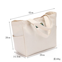 Sac en toile de coton robuste et lourd, vente en gros d'usine, sac de courses réutilisable lavable, sac de shopping en coton