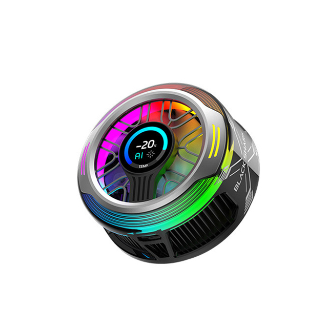 2026 New Black Shark 6 Pro Magnetic Smart Funcooler Fan Cooler RGB LED 36W Power Cooling Fan for Gaming & Living Streaming