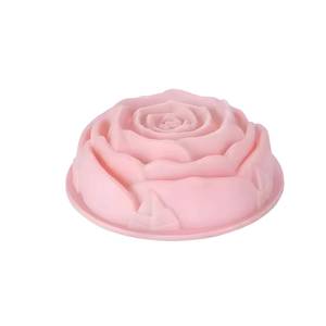Large Rose Number Shaped <b>Silicone</b> Pan Bread Mousse Mold for Birthday Parties Valentine's Day Sustainable Cake Tool - Product Image 4