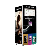 Dispensador de Batidos de Proteínas YISO GS con Pantalla Táctil de 10 Pulgadas, Wi-Fi, Monitoreo Automático de Inventario y Múltiples Opciones de Pago