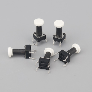 6*6 4 pin Trắng key cap cắm trong SMD SMT xúc giác chiếu sáng cảm ứng mini tact chuyển đổi - Product Image 4