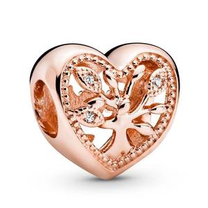 Venta al por mayor de dijes de plata 925 HaYa para mujer, abalorios de pegamento para hacer joyas, colgantes de circonita con diseño de margarita, corazón, flor y océano azul. - Product Image 3