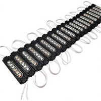 Feu clignotant RVB 2835 à 3 LED, module LED 12V étanche IP67, feu arrière décoratif pour motos et camions, rouge et bleu