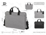 Borsa a tracolla per laptop con chiusura protettiva in tessuto per uso quotidiano - Product Image 1