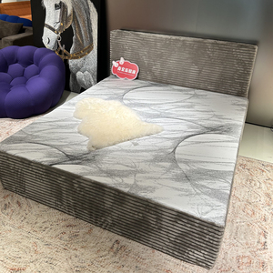 <span class=keywords><strong>Cama</strong></span> de Espuma Comprimida al Vacío con Cabecera, <span class=keywords><strong>Cama</strong></span> Moderna sin Marco con Plataforma Queen/King, Sofá <span class=keywords><strong>Cama</strong></span> Plegable en Caja - Product Image 2