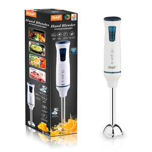 RAF New Style Hand Blender 400w Fast Start Easy to Clean 4 Blade Crush <b>Ice</b> Motor High Speed 15000rpm Multi-function Mini <b>Small</b> H - Product Image 1