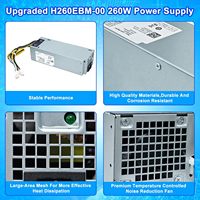 H260EBM-00 260W 80 PLUS Standard Desktop Power Supply PSU untuk Optiplex