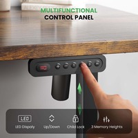 Bureau de bibliothèque ergonomique à réglage électrique de la hauteur par un seul moteur, sur mesure pour gagner de la place et améliorer l'expérience utilisateur au bureau