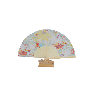Éventail pliable portable en bambou blanc vierge personnalisable Domi pour peinture <span class=keywords><strong>de</strong></span> logo, publicité musicale traditionnelle, cadeaux <span class=keywords><strong>de</strong></span> mariage - Product Image 3