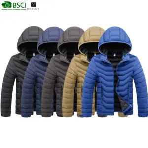 Özel Logo kış artı boyutu giyim ceket puffer rahat kapitone ceket aşağı mavi sarı ceketler erkekler 2022
