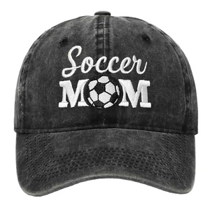 Soccer Mom Embroidered <b>Baseball</b> <b>Cap</b> Wholesale Vintage Soft 6-Panel Cotton Dad Hat - Product Image 1
