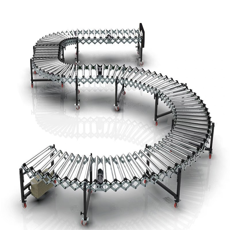 New Stainless Steel Power Roller Conveyor