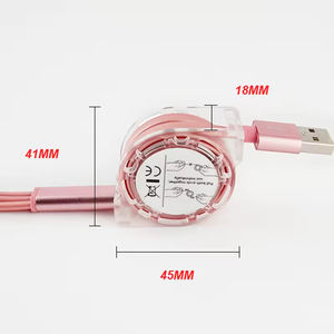 批发促销定制标志通用伸缩充电电缆<span class=keywords><strong>3</strong></span>合1多USB充电充电器电缆带定制标志 - Product Image 6