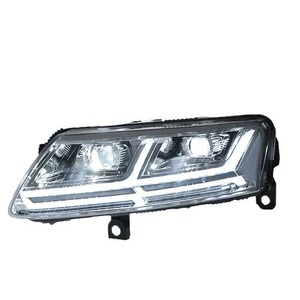 Ensemble de phares Jushun Audi A6L LED Bi-Xénon avec feux de jour 15000 Lm, version base argent et noir - Product Image 5
