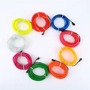 Cold Line 3m 5m led dancing blue red green glow led party EL wires