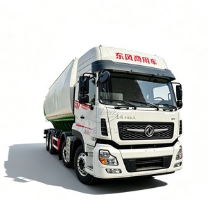 Camión eléctrico de carga a granel para transporte de alimento animal en almacén, semirremolque cerrado en venta - Product Image 1