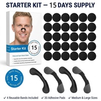 Dilatateur nasal anti-ronflement HLK personnalisé OEM, dilatateur nasal en silicone pour dormir, sport, meilleure respiration, kit de 15 jours