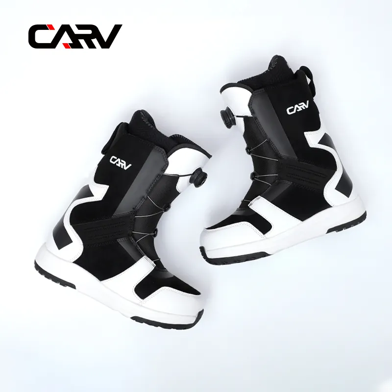 Carv nuove scarpe da snowboard con quadrante singolo per uomo e donna tenere al caldo e antiscivolo professionale indossare attrezzatura da sci veloce scarponi da sci