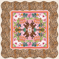 Tapis de table de mahjong américain rétro patriotique motif papillon 31,5 pouces, cadre floral multicouche, couverture de table en caoutchouc antidérapante, cadeau pour femme