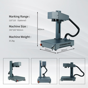 <strong>Portable</strong> Mini Fiber Laser Marking <strong>Machine</strong> for Metal Stone Plastic Cola Cans Insulated Cups Rings Laser <strong>Engraving</strong> - Product Image 5