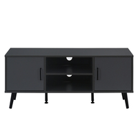 Meuble TV mural de 65 pouces de style Mid-century, grand meuble de rangement en bois pour chambre, table d'appoint, étagère, meuble TV de bureau moderne, table basse, meuble TV