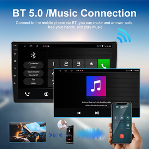2 DIN ai Car DVD Player 9 "10" Android stereo 2 + 32GB FM kỹ thuật số xử lý tín hiệu GPS xe đa phương tiện Video - Product Image 3