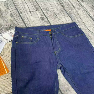 Modello FYK016 da 2,95 Dollari, Taglie S-XL, Nuovi <span class=keywords><strong>Jeans</strong></span> Invernali da <span class=keywords><strong>Donna</strong></span> Stile Matita in Denim Blu, Nero e <span class=keywords><strong>Grigio</strong></span> con Interno in Pelliccia - Product Image 5