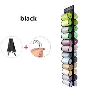 Organisateur suspendu pour rouleaux de papier, gain de place pour placards, organisateur de vêtements suspendu, sac suspendu pliable pour leggings de yoga et pantalons - Product Image 6