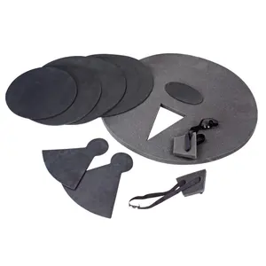 Almohadillas de tambor silenciador, almohadillas de práctica de tambor para juego de tambor