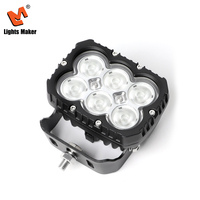 Lampe auxiliaire tout-terrain 60W 5,2 pouces LED 5000LM à faisceau spot pour pick-up, SUV, 4x4, 4WD, tracteur LML-0301-60