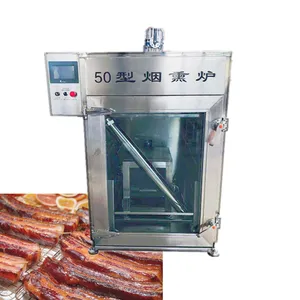 Gas Type Commercial Sausage Smoker/ Smoked Meat Machine/ Smoker For Fish