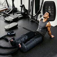 Bottes de massage à compression d'air pour les jambes, six chambres, enveloppement complet, masseur à air, thérapie sportive, récupération musculaire pour athlètes, physiothérapie