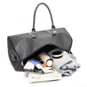 <span class=keywords><strong>Borsone</strong></span> Portatile Grande Capacità Nuova Borsa da Viaggio in PU con Chiusura a Cerniera alla Moda per <span class=keywords><strong>Nuoto</strong></span> Fitness Sport Uso a Tracolla - Product Image 4