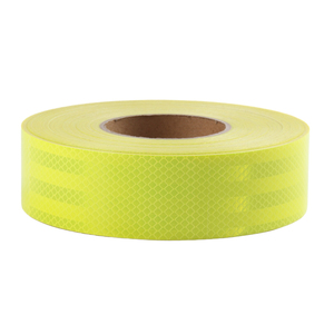 Floresan sarı kireç yeşil yansıtıcı bant 2 "X150FT araba kamyon yapıştırıcı dayanıklı PET reflektör yansıtıcı Sticker yol güvenli için - Product Image 1